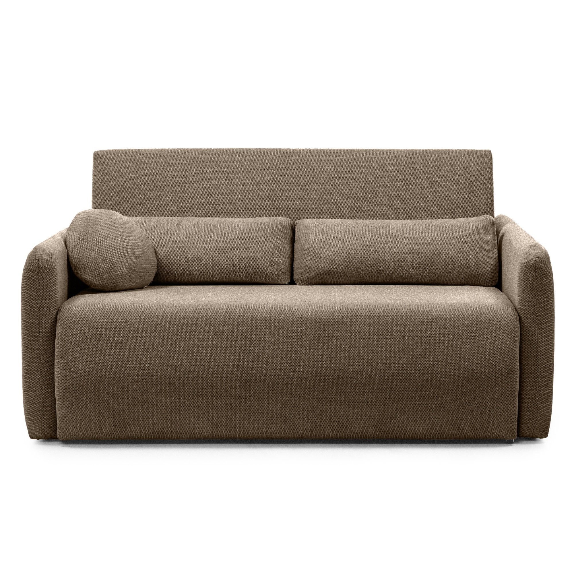 Sofa z funkcją spania i pojemnikiem Diosa Maxi, brązowa
