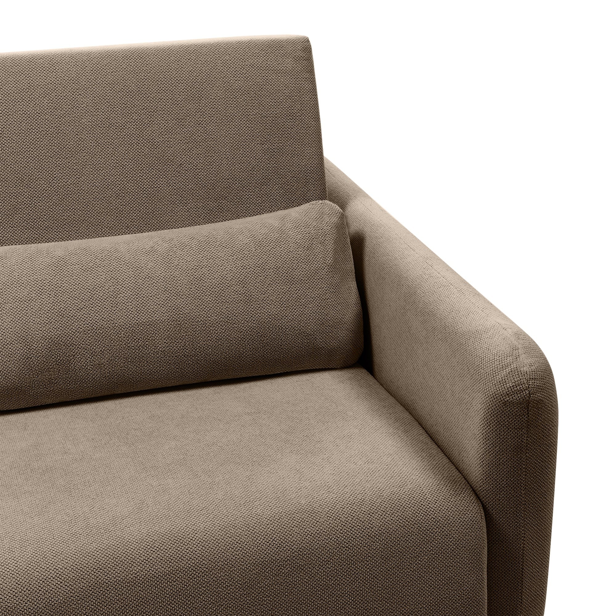 Sofa z funkcją spania i pojemnikiem Diosa Maxi, brązowa