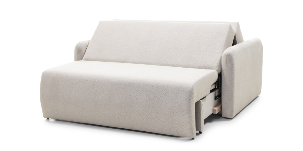 Sofa z funkcją spania i pojemnikiem Diosa Maxi, jasnobeżowa