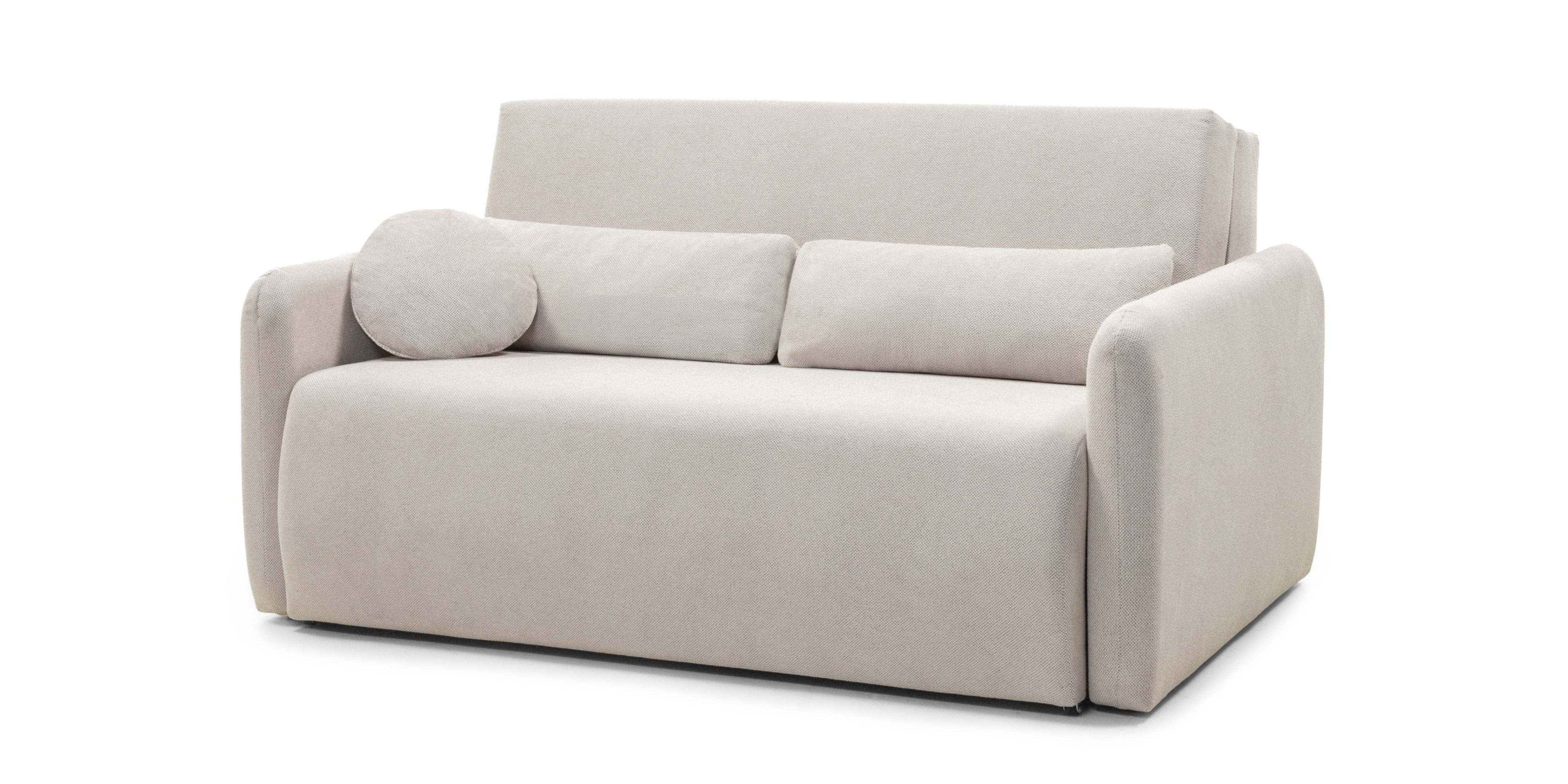 Sofa z funkcją spania i pojemnikiem Diosa Maxi, jasnobeżowa