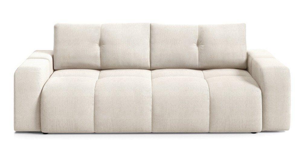 Sofa rozkładana z pojemnikiem Soho, jasnobeżowa