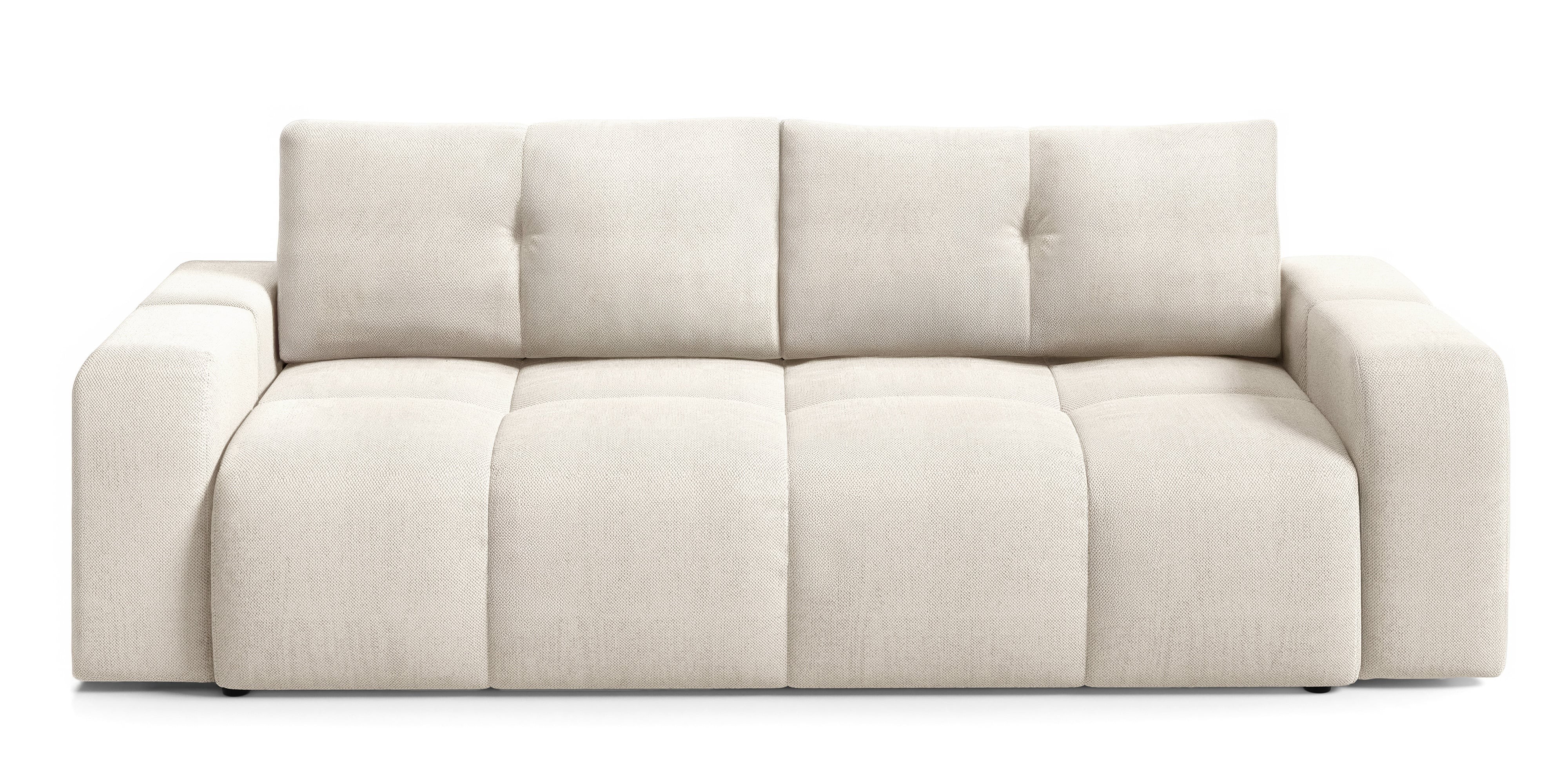 Sofa rozkładana z pojemnikiem Soho, jasnobeżowa