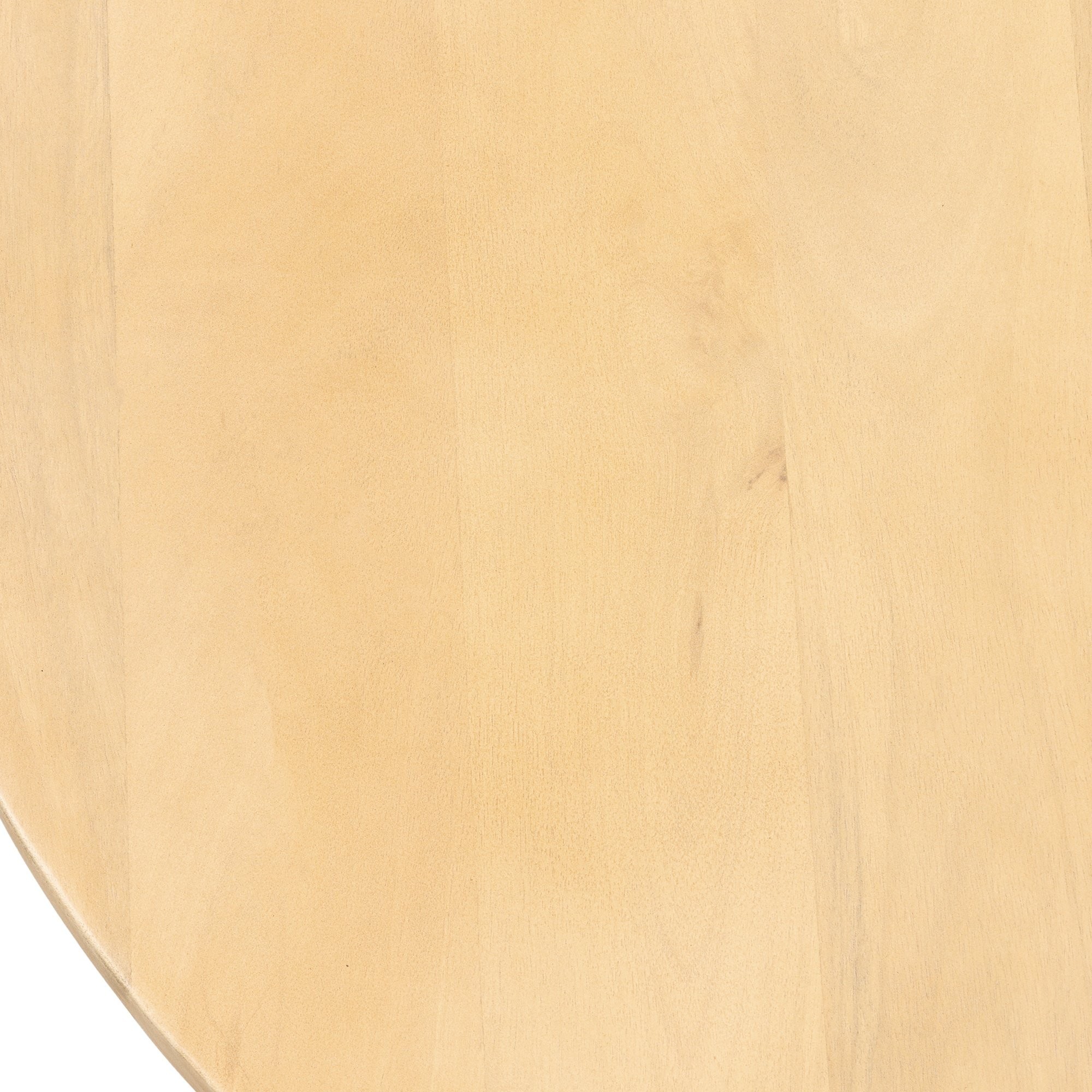 Stolik kawowy Agostino 80 cm, okrągły, drewno mango, obłe kształty