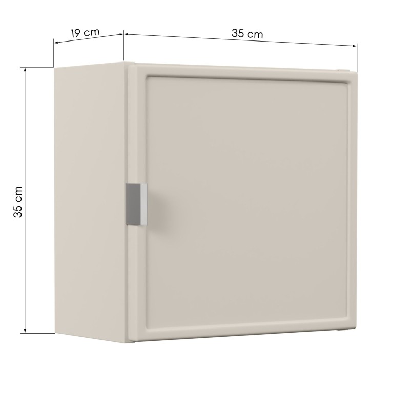 Szafka łazienkowa wisząca Bella Cashmere, 35 cm, górna, kaszmirowa