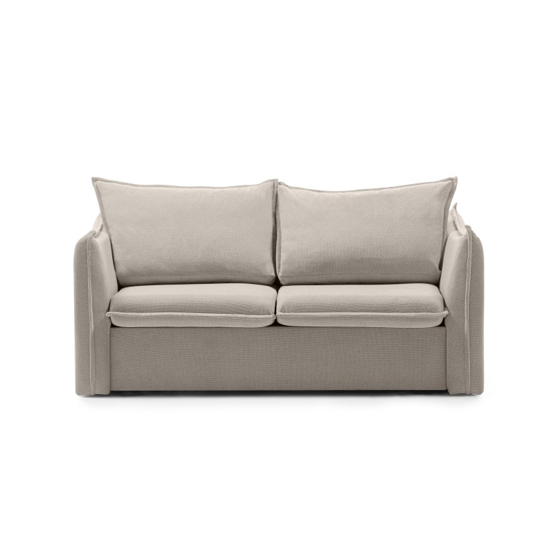 Sofa 2-osobowa, rozkładana Melo, beżowoszara