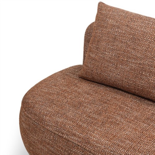 Sofa z funkcją spania i pojemnikiem Bella, cynamonowa