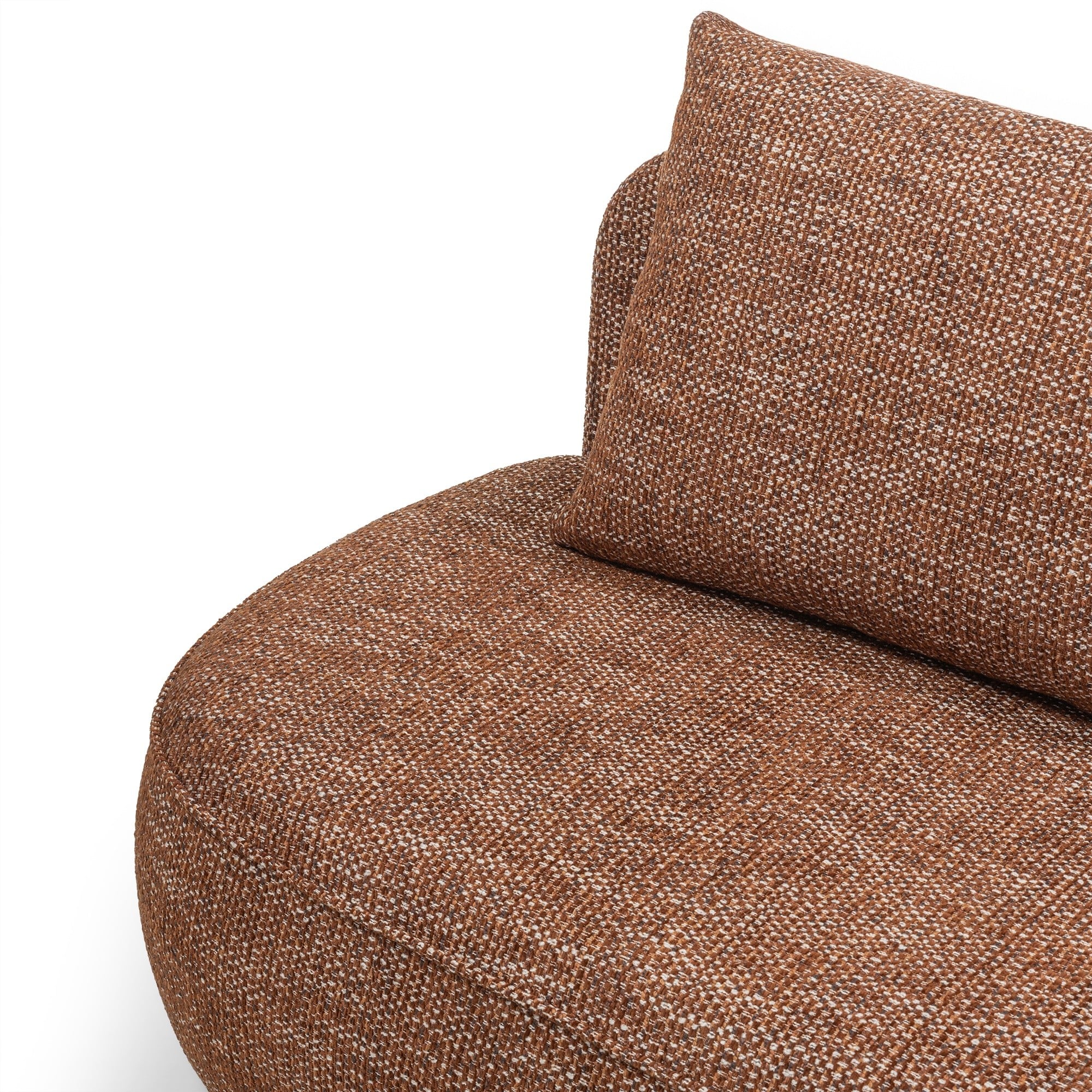 Sofa z funkcją spania i pojemnikiem Bella, cynamonowa