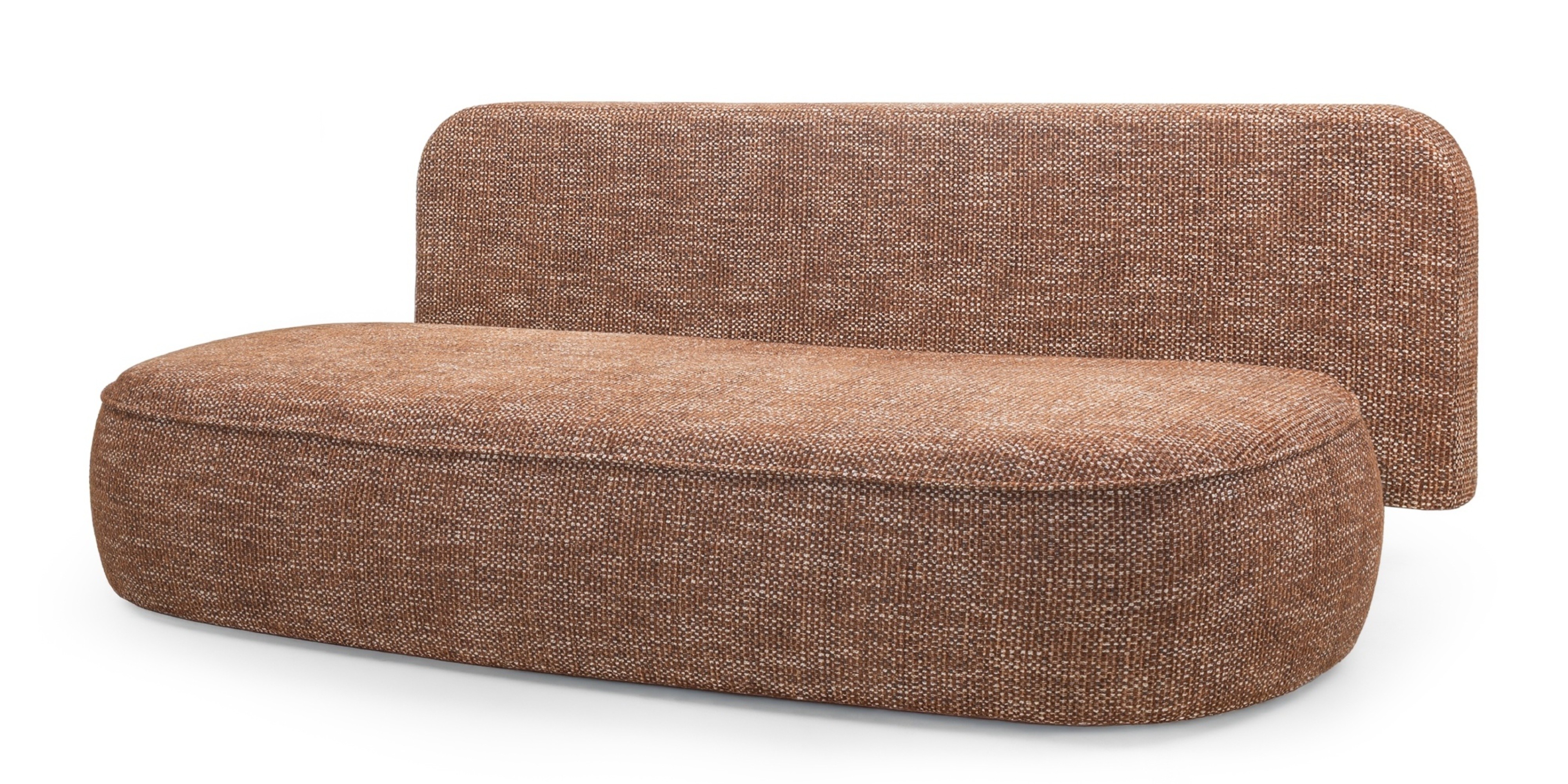 Sofa z funkcją spania i pojemnikiem Bella, cynamonowa
