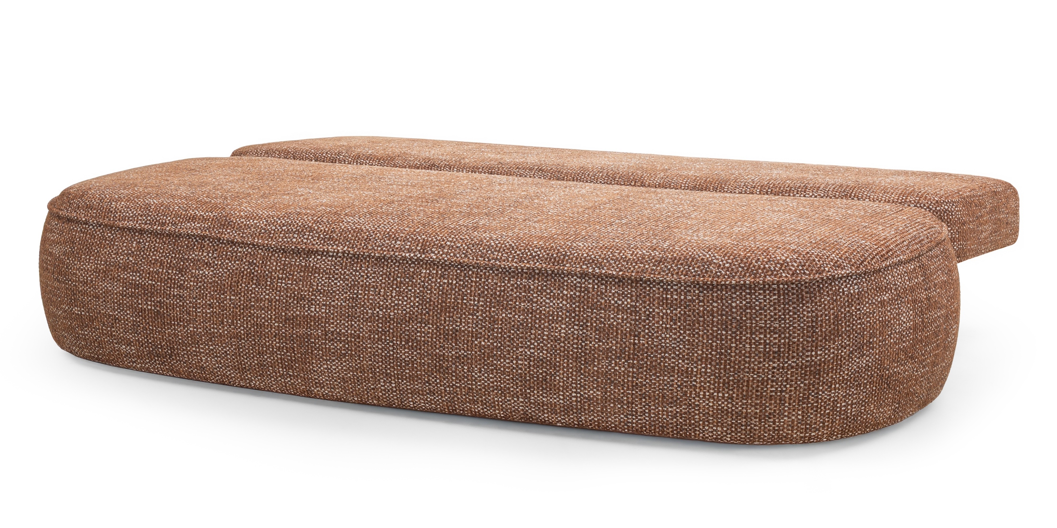 Sofa z funkcją spania i pojemnikiem Bella, cynamonowa
