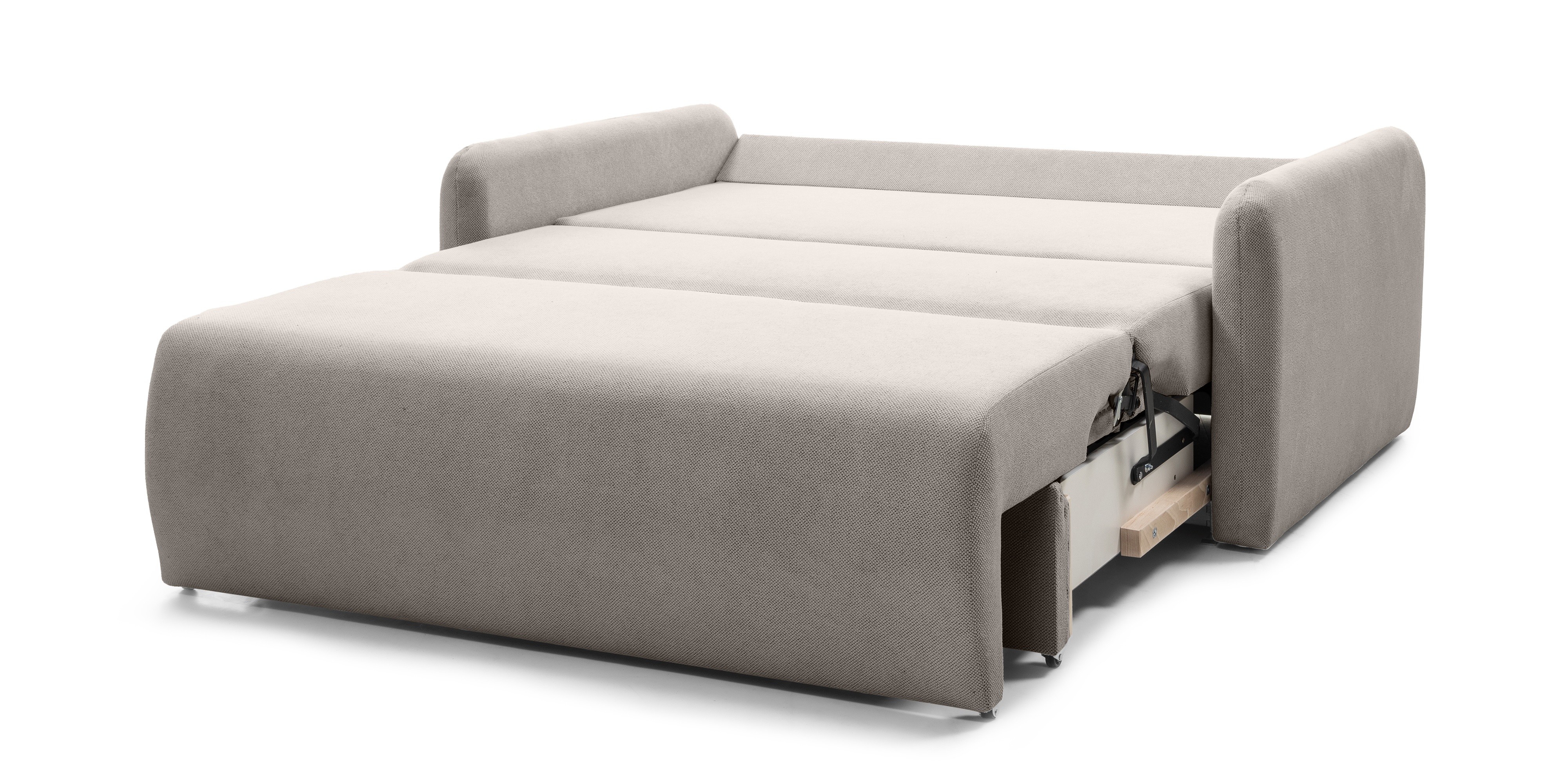 Sofa z funkcją spania i pojemnikiem Diosa Maxi beżowoszara