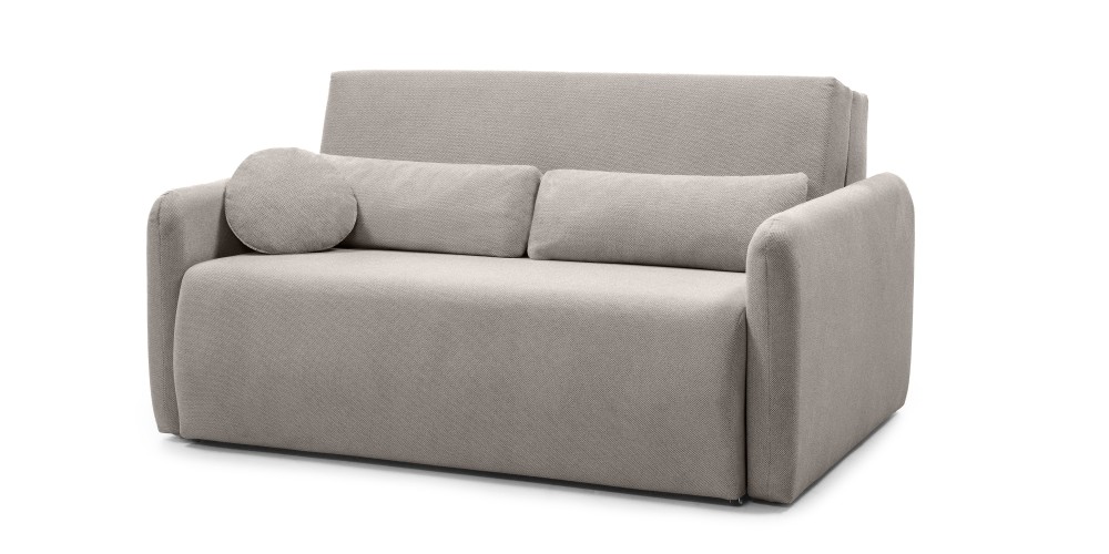 Sofa z funkcją spania i pojemnikiem Diosa Maxi beżowoszara