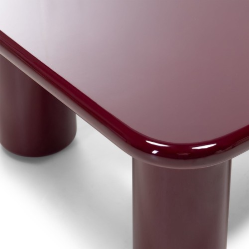 Stolik kawowy Cherry 70 cm,  burgund/wiśnia, glossy