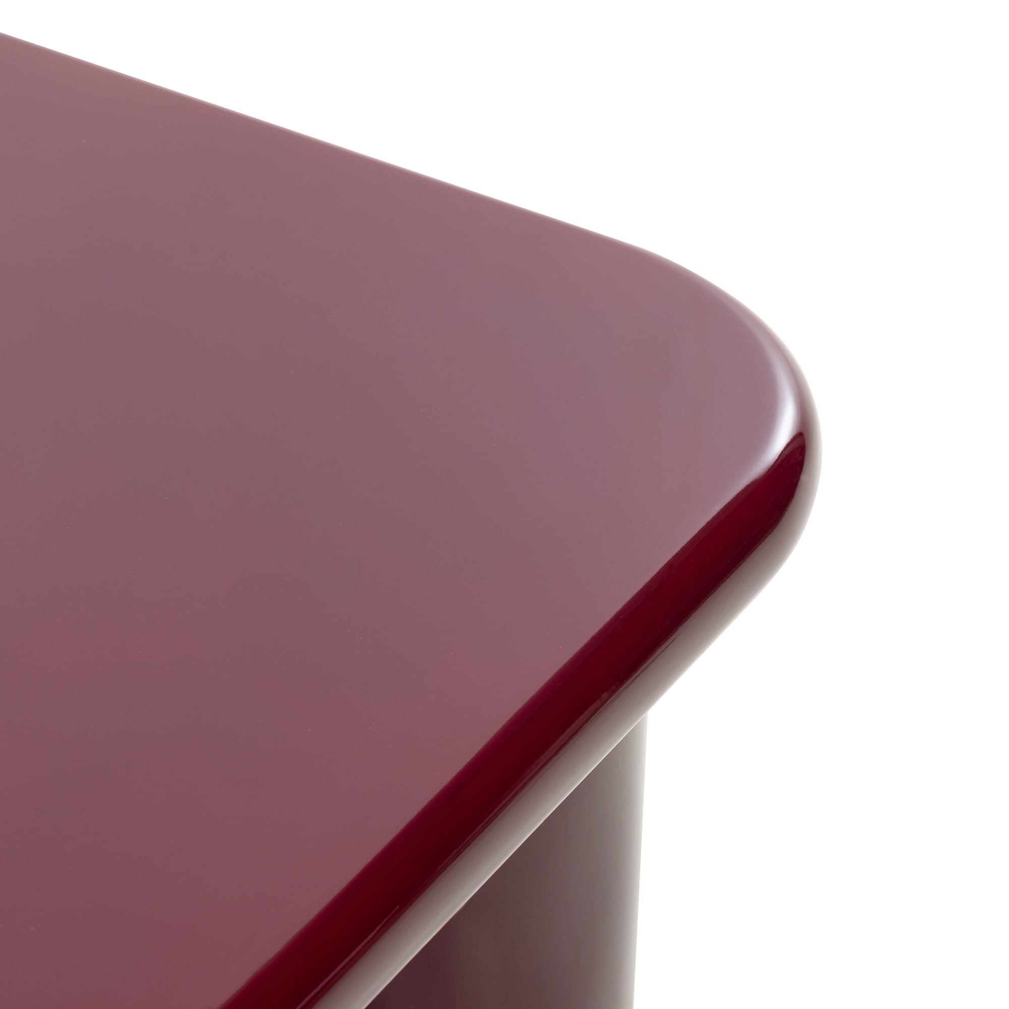 Stolik kawowy Cherry 70 cm,  burgund/wiśnia, glossy