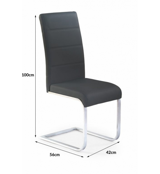 Krzesło kuchenne K70C czarne