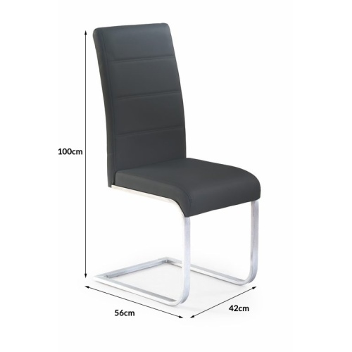 Krzesło kuchenne K70C czarne