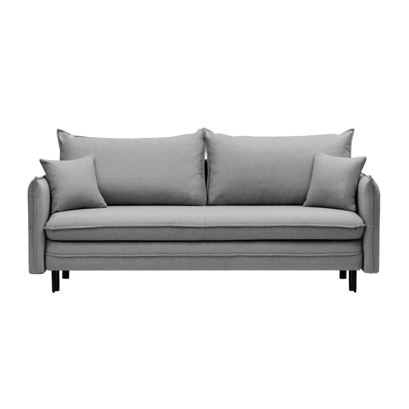 Sofa z funkcją spania i pojemnikiem Notti, szarobrązowa