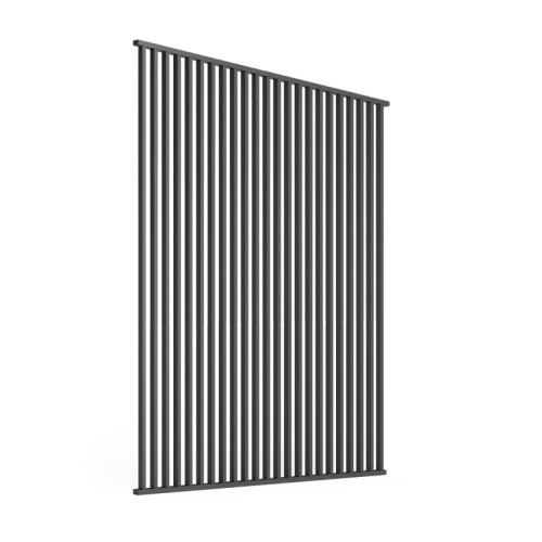 Panel żaluzjowy do pergoli szczytowej Apex 191,2 cm, antracytowy, pionowy