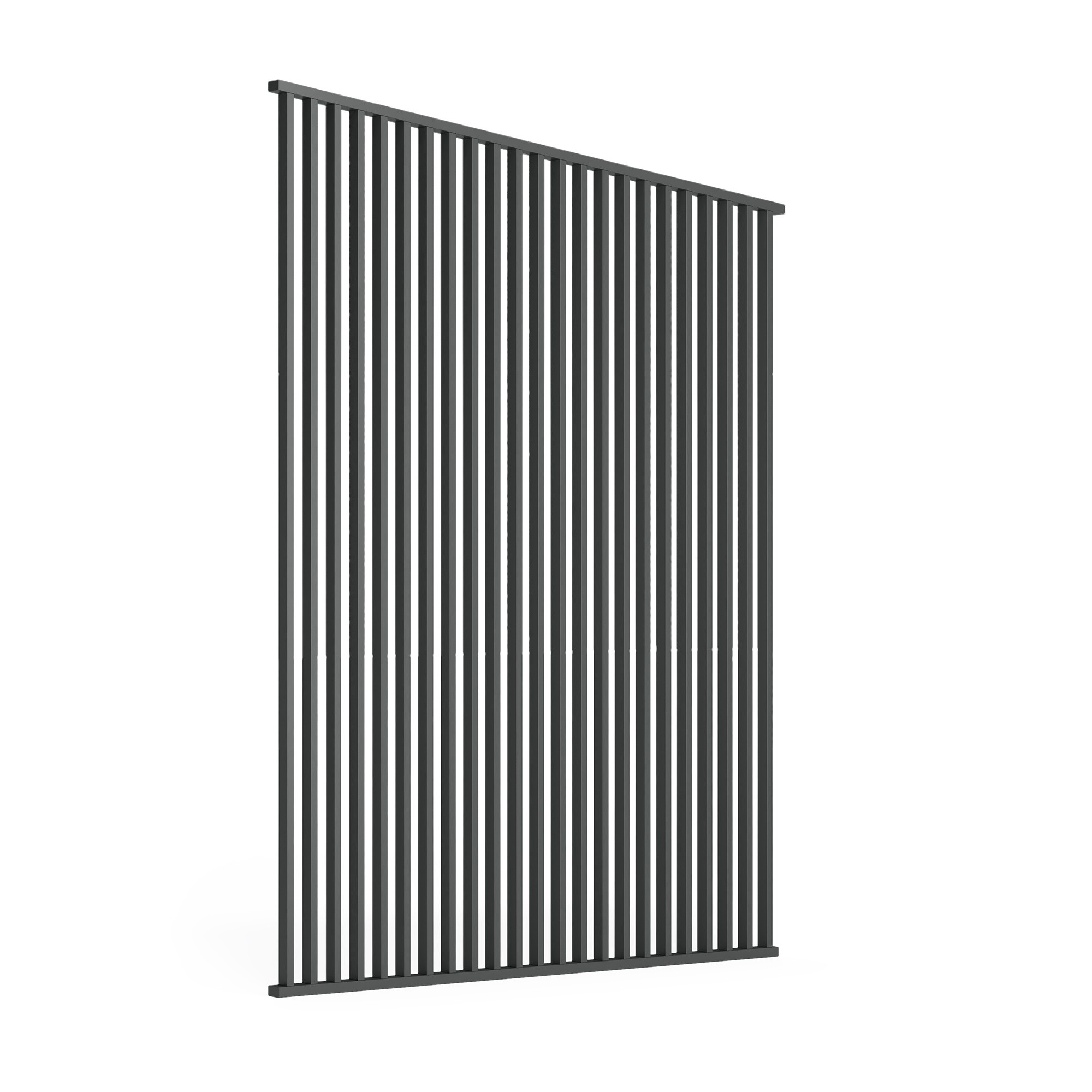 Panel żaluzjowy do pergoli szczytowej Apex 191,2 cm, antracytowy, pionowy
