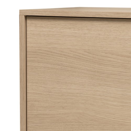 Komoda ośmiodrzwiowa Japandi  220cm dąb lindberg, nowoczesna