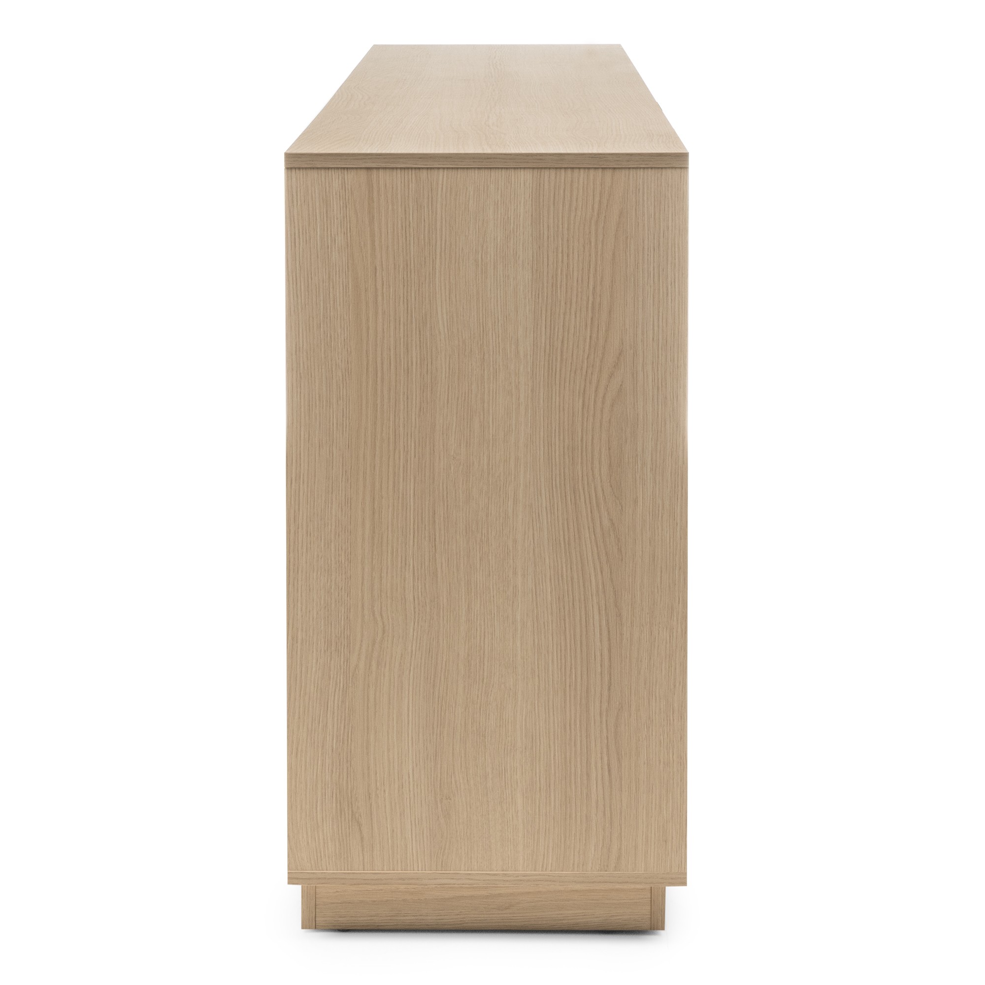 Komoda ośmiodrzwiowa Japandi  220cm dąb lindberg, nowoczesna