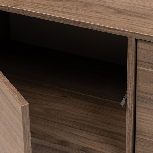 Szafka RTV 220 cm Japandi orzech royal – szafka pod telewizor