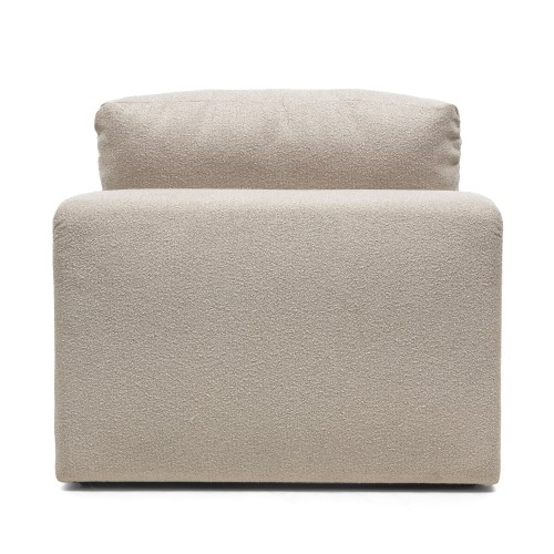 Moduł środkowy Agio 100 cm, szarobeżowy, boucle