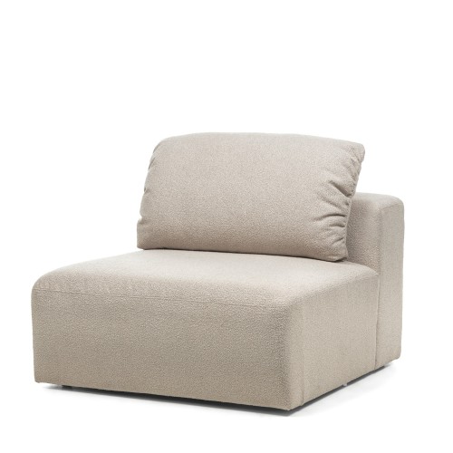Moduł środkowy Agio 100 cm, szarobeżowy, boucle