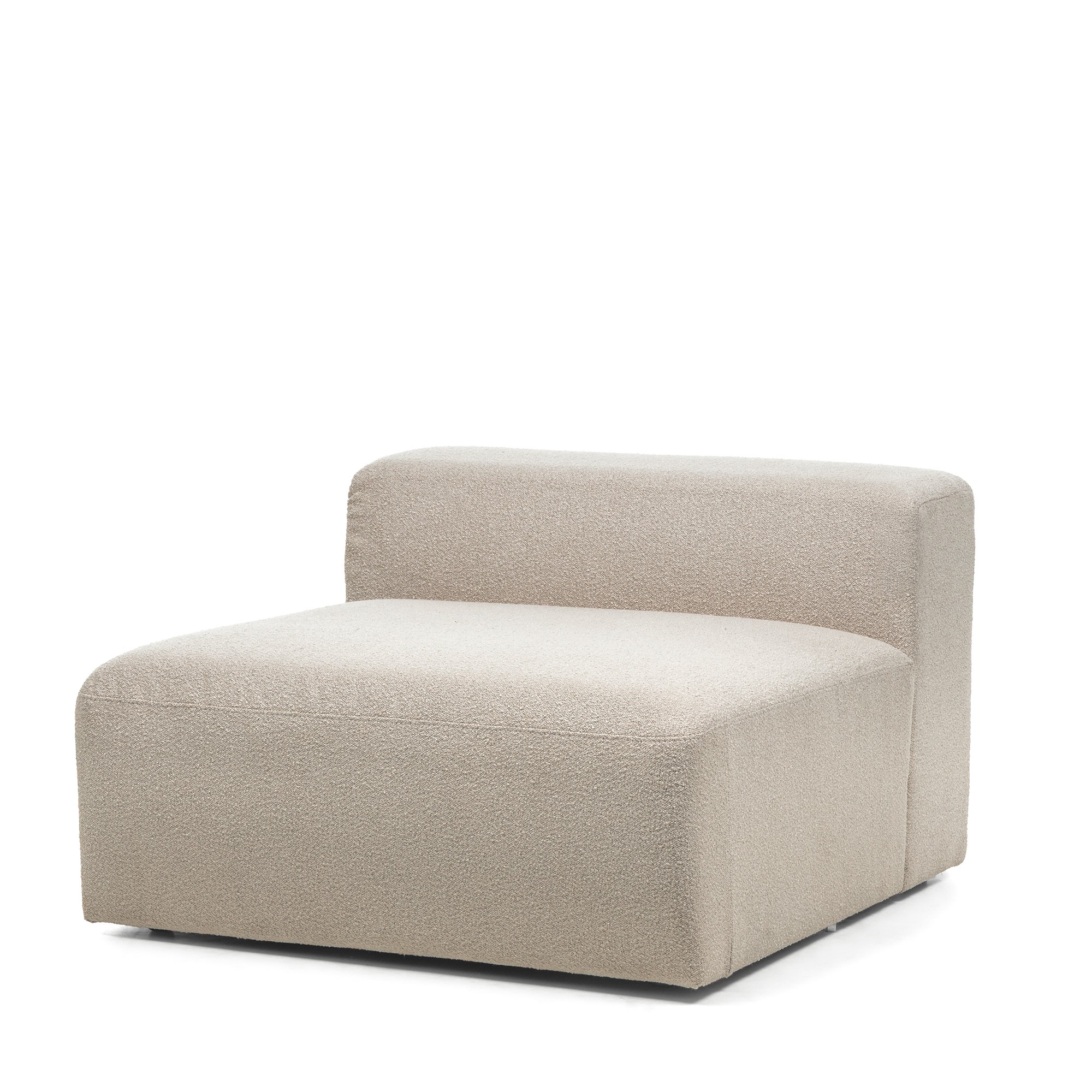 Moduł środkowy Agio 100 cm, szarobeżowy, boucle
