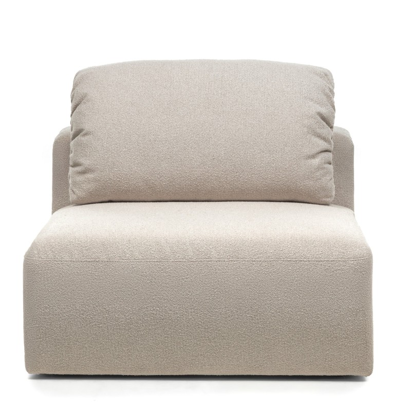 Moduł środkowy Agio 100 cm, szarobeżowy, boucle