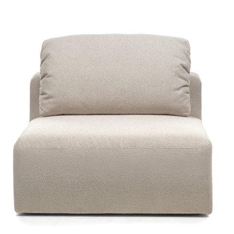 Moduł środkowy Agio 100 cm, szarobeżowy, boucle