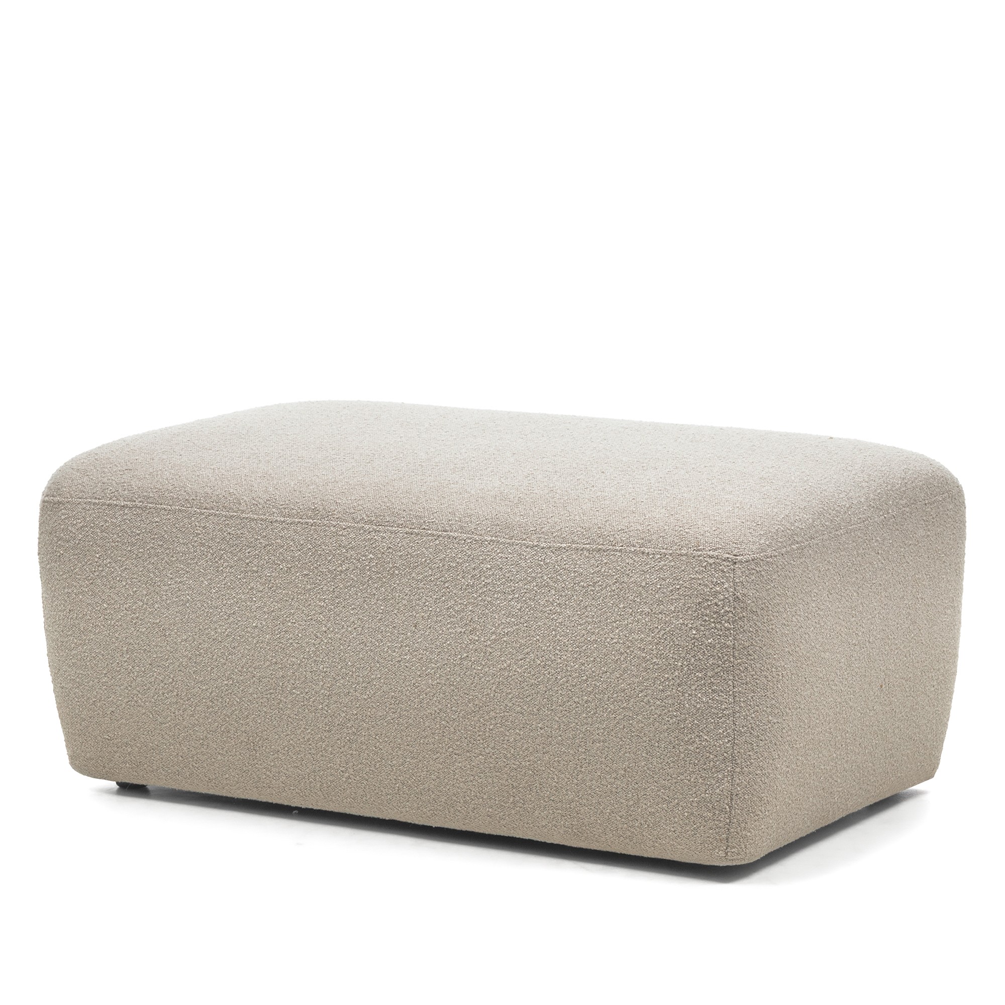 Puf modułowy Agio szarobeżowy, boucle