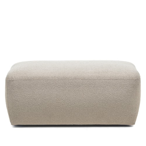 Puf modułowy Agio szarobeżowy, boucle
