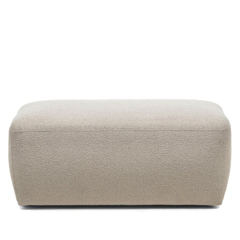 Puf modułowy Agio szarobeżowy, boucle