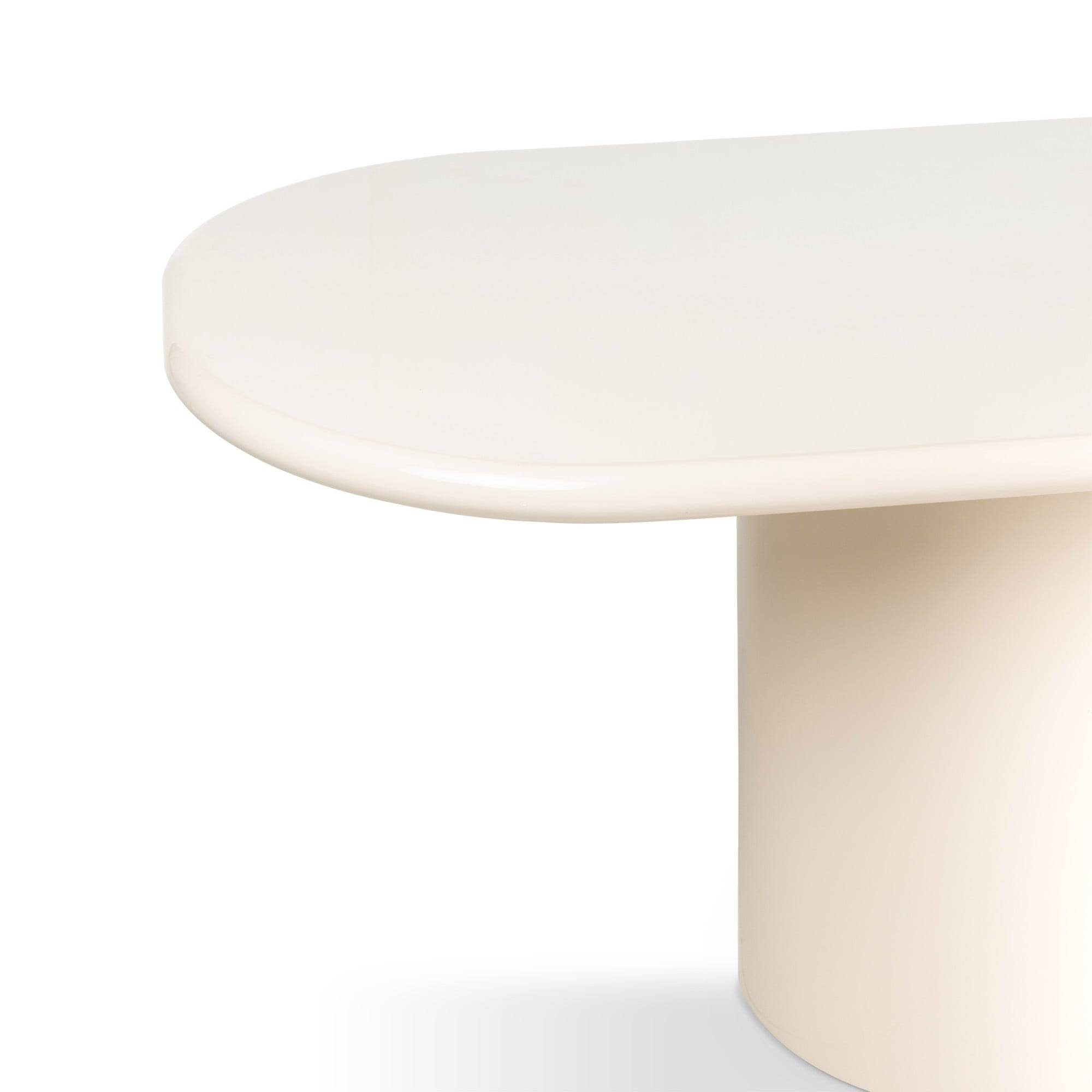 Stół do jadalni Modesto 180 cm, jasnobeżowy, glossy
