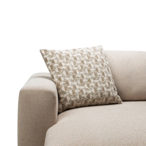 Poduszka dekoracyjna  Mondo 60x60 cm, beżowa, boucle