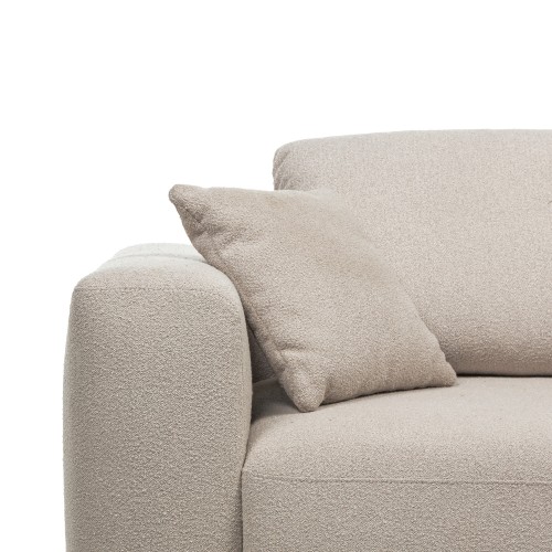 Narożnik modułowy Agio 350 cm, prawostronny, szarobeżowy, boucle