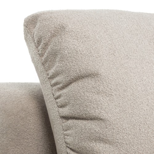 Narożnik modułowy Agio 250 cm, prawostronny, szarobeżowy, boucle