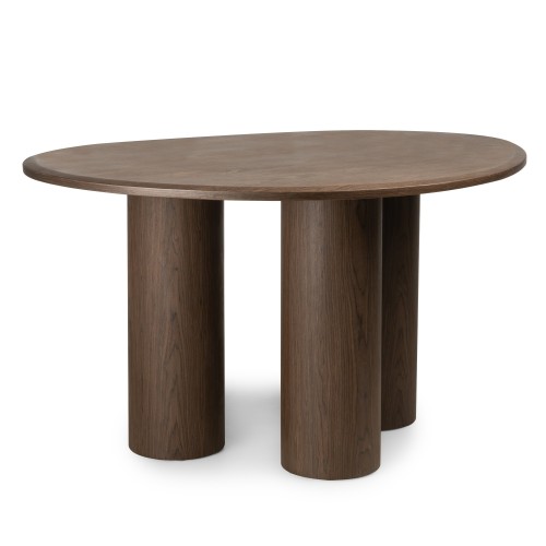 Stół do jadalni Vesper 140 cm, ciemny orzech