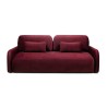 Sofa z funkcją, pojemnik Hoschi Slim, obła, welurowa burgund