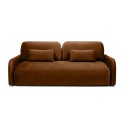 Sofa z funkcją, pojemnik Hoschi Slim, obła, welurowa, miedziana