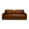 Sofa z funkcją, pojemnik Hoschi Slim, obła, welurowa, miedziana