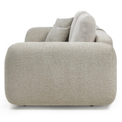 Sofa rozkładana Botse 2P z pojemnikiem, obłe kształty