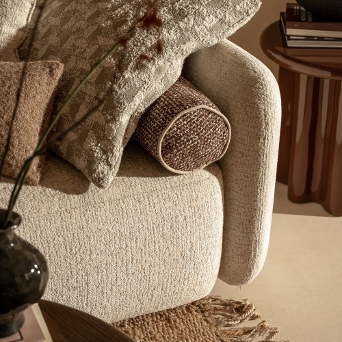 Sofa rozkładana Botse 2P z pojemnikiem, obłe kształty