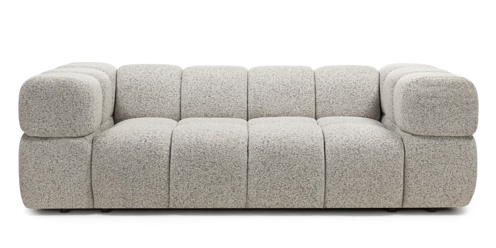 Sofa Formo obłe kształty, melanż, nowoczesna
