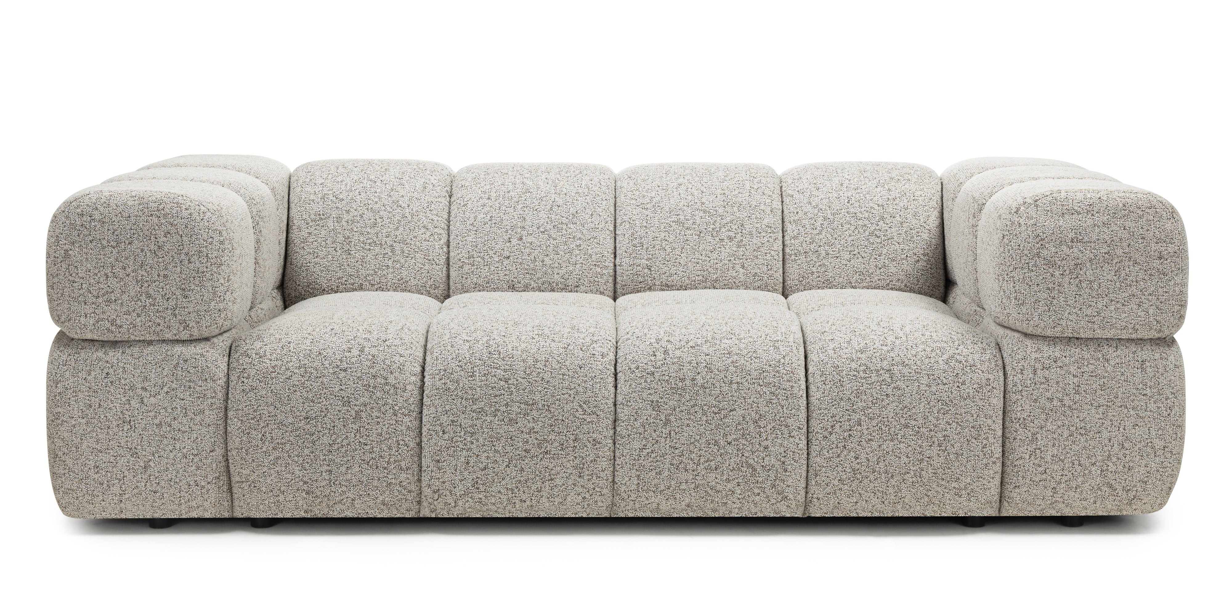 Sofa Formo obłe kształty, melanż, nowoczesna