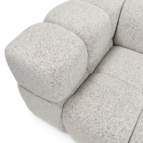 Sofa Formo obłe kształty, melanż, nowoczesna