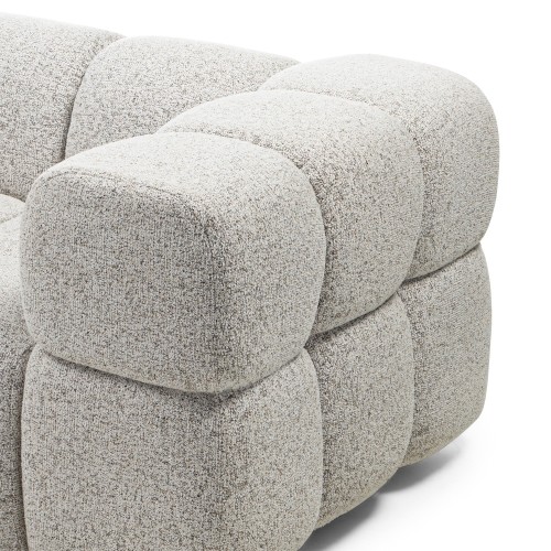Sofa Formo obłe kształty, melanż, nowoczesna