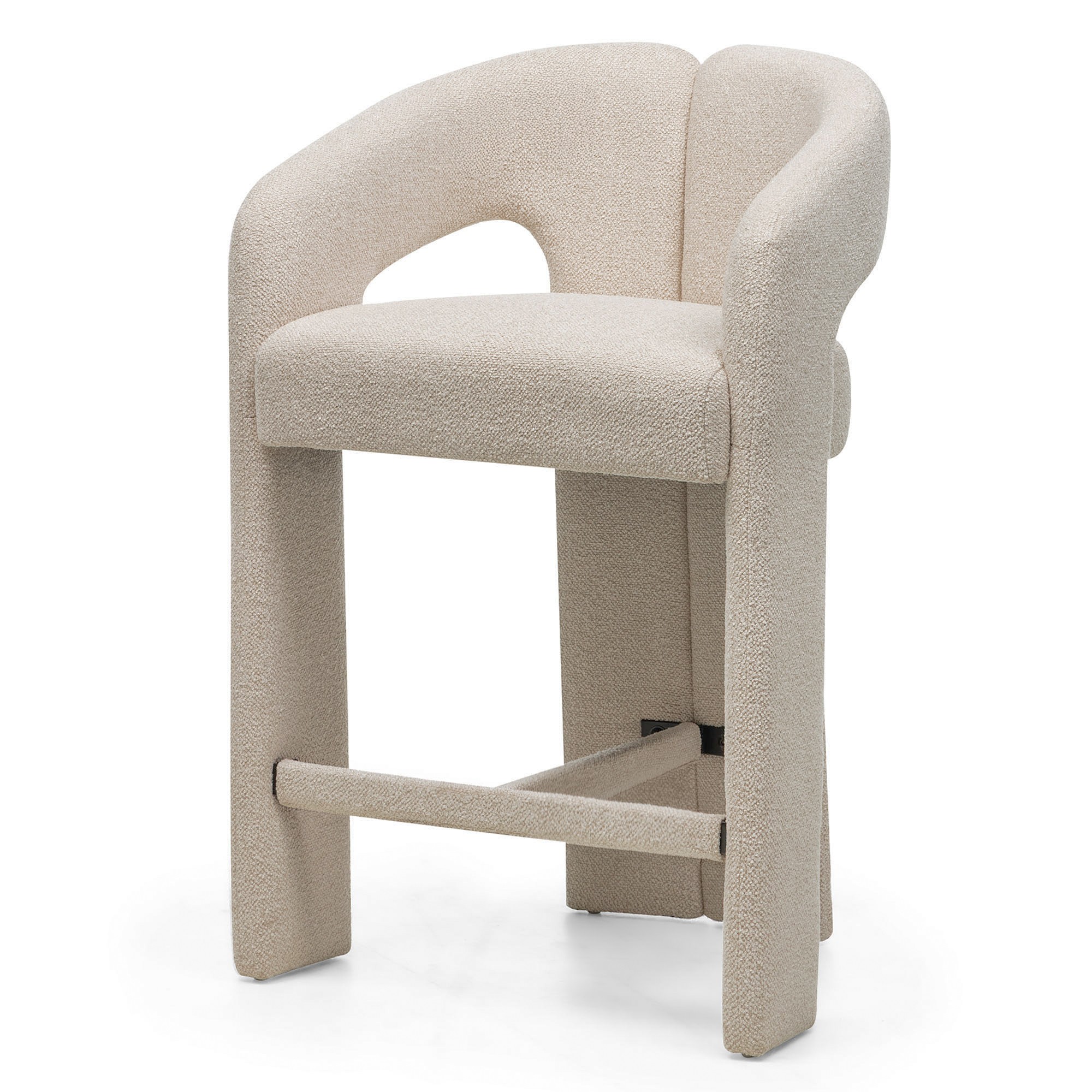 Hoker tapicerowany Castelo beżowy