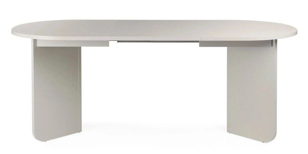Stół rozkładany Mou 140-200 cm, kaszmirowy, owalny