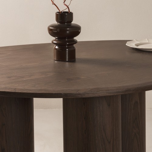 Stół do jadalni Vesper 140 cm, ciemny orzech